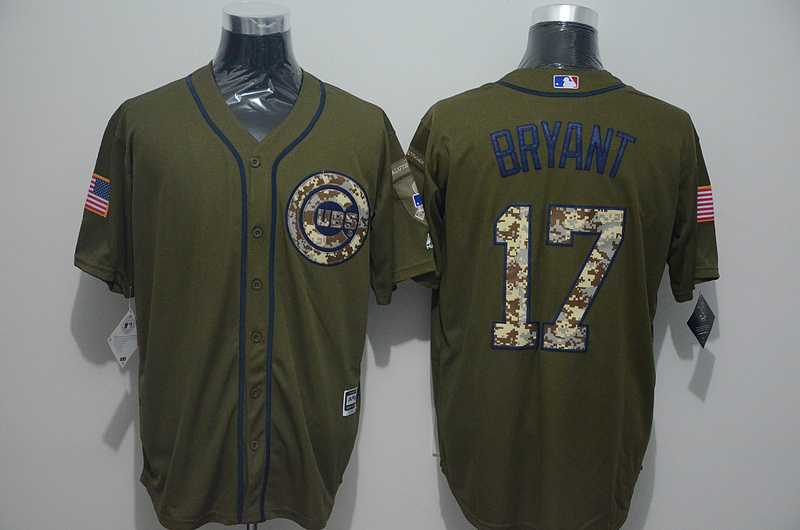 Chicago Cubs #17 Kris Bryant Green Salute to Service Stitched Baseball Jersey,We sell and wholesale Chicago Cubs #17 Kris Bryant Green Salute to Service Stitched Baseball Jersey on line form chian!